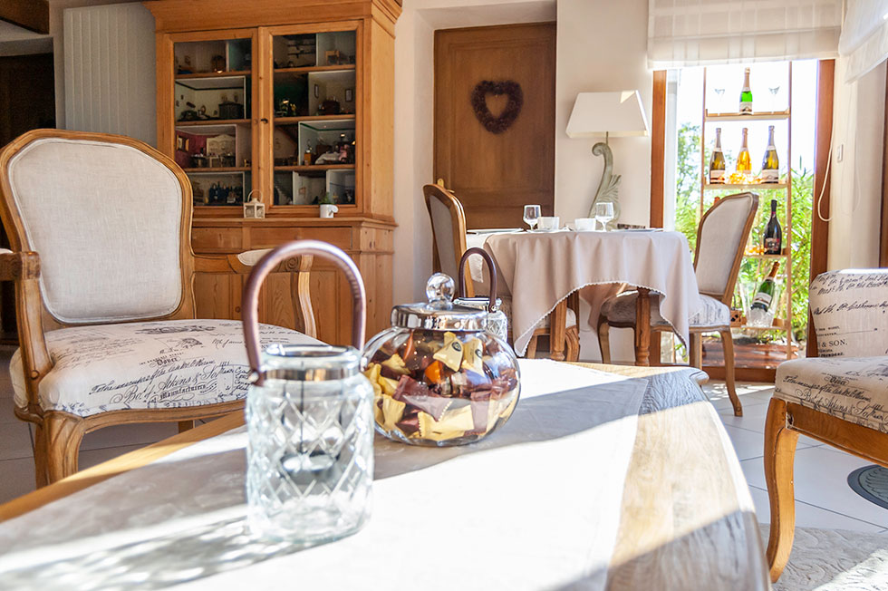 Petit déjeuner au Clos du Mont Rouge
